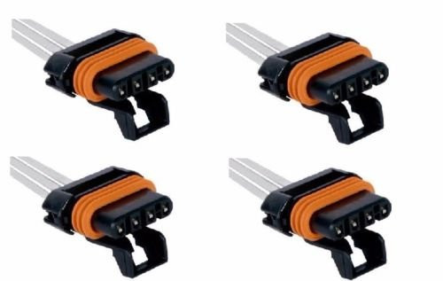 4x Connector 4-way 4 pin for O2 Sensor PT2691