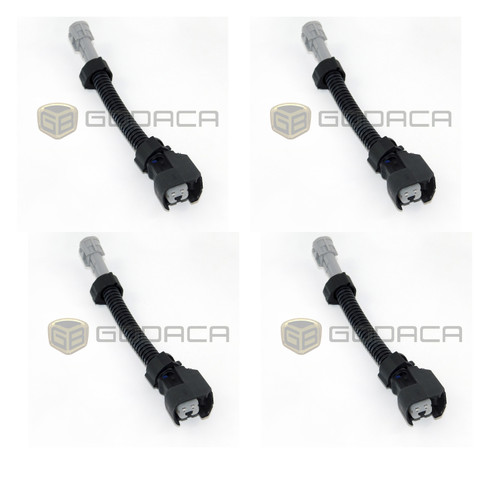 4x Wiring Harness for Ev6 ev14 to Nippon Style Fuel Injector