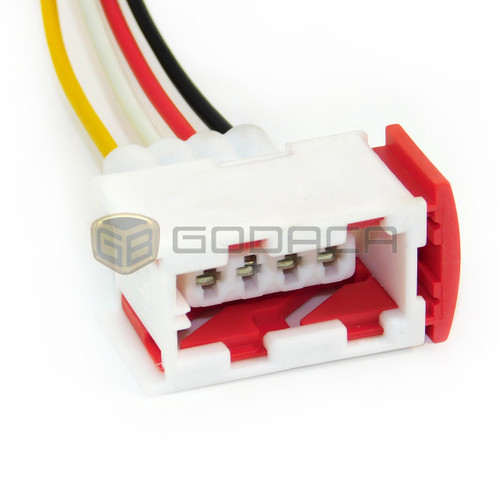 1x Connector 4-way for Opel Headlight 39340748