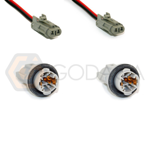 2x Socket & Connector Bulb side Light Pigtail for Universal Auto Van Car Truck T10