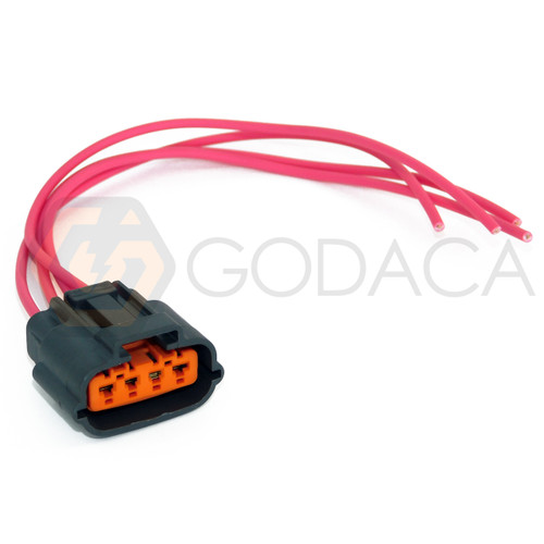 1x Connector 4-way for Throttle Position Sensor TPS N3A1-18-911