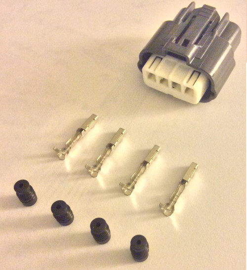 1x Connector 4-way for GM Chevrolet Yaw Lateral Accelerometer PT2085 w/out wire