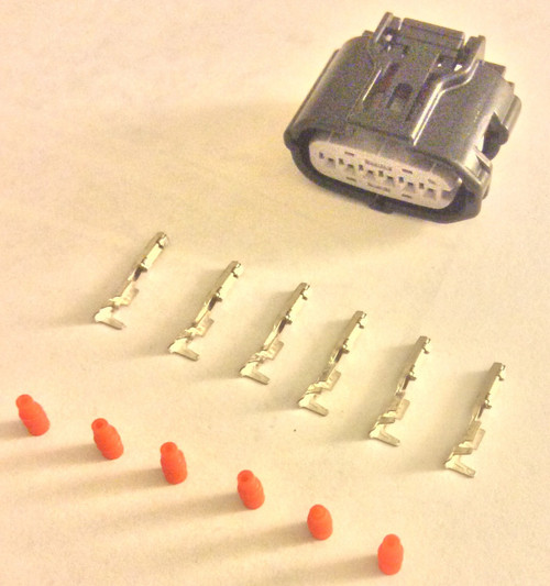 1x Connector 6-way for Toyota Ultrasonic Sensor 90980-12831 w/out wire