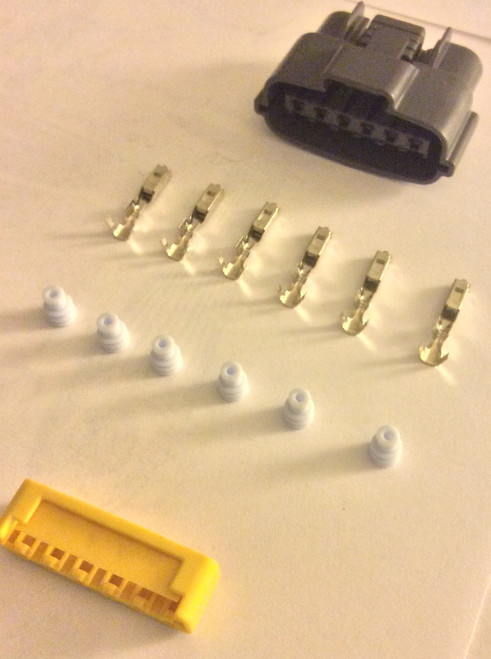 1x Connector 6-way for Nissan Distributor 22100-9E001 w/out wire