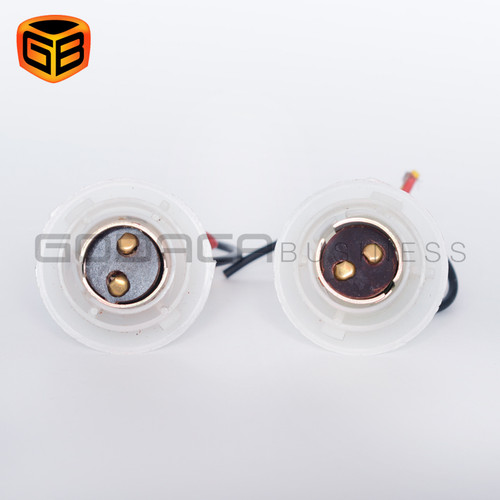 2x Socket for Light Double Contact Universal S25 ba15d