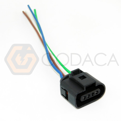 1x Connector 4 pin 4-way for O2 Sensor Audi 1J0 973 704