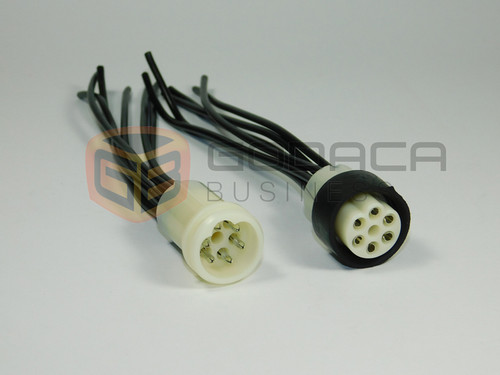 1x Female and Male Connector 6-way for yamaha YPC 01020101000482