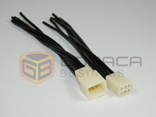 1x Female and Male Connector 6-way Universal 2.8mm 01020101000493