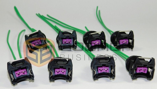 8x Connector 2-way for Fuel Injector EV1 PT2532