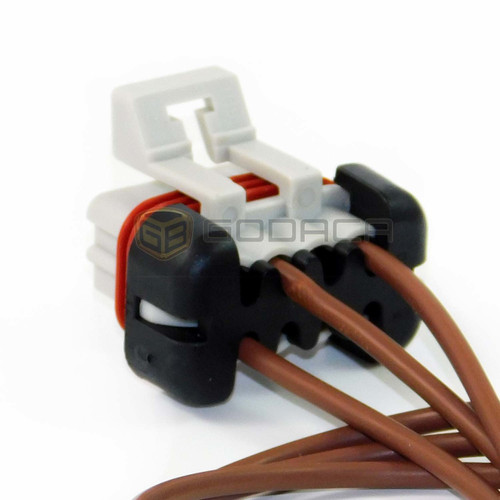 1x Connector 7-way 3 wires for Freightliner Columbia Headlight bulb