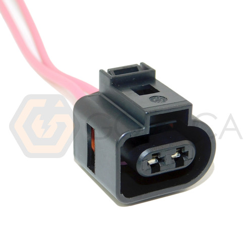 1x Connector 2 pin 2-way for Audi  Alternator 1J0 973 722