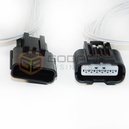 1x Female and Male Connector 6-way for Pedal Sensor 68335241AA