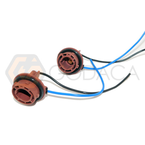 2 x Connector Socket 1156 BA15S Plug light Harness led bulb wiring Pigtail