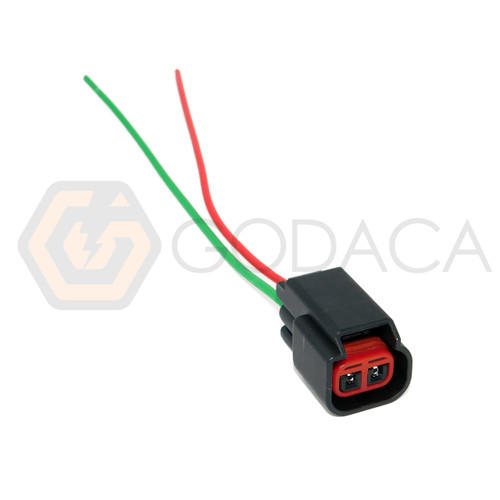 1x Connector 2-way 2 pin for Ford Mazda Ignition Coil WPT-986