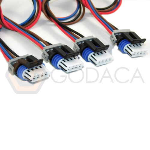 4x Connector 4-way 4 pin for Igntion Coil GM PT1627