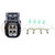 1x Connector 4-way for Oxygen Sensor 36531-RNA-003 w/out wire