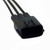 1x Male Connector 3-way for Mazda Ignition Coil UF540