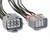 1x Female and male Connector 8-way for Honda Distributor 30100-P2E-A12