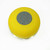 Suction Shower Speaker Yellow Bluetooth Waterproof Ipx4 Music Mic for cellphone