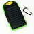 Waterproof Solar Power Bank Battery Charger 5000 mah for Cell Phone Yellow and Green