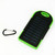 Waterproof Solar Power Bank Battery Charger 5000 mah for Cell Phone Green
