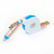 1x Blue Retractable 2 in 1 Micro USB Lightning Data Sync Charger iPhone