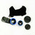 3 in 1 Blue 0.67x Wide, 180, Macro Fisheye Eye Lens Camera For Cell Phone