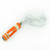 1x Orange Mini Portable Foldabable Selfie Stick for Android Iphone