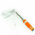 1x Orange Mini Portable Foldabable Selfie Stick for Android Iphone