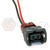 1x Connector 2-way 2 pin Gray for Fuel Injector Nissan infiniti 300zx