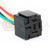 2x Connector Socket Slide 5-way for Relay Chevrolet GM Ford Fiat Universal