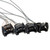 4x Connector 2-way 2 pin for Fuel Injector EV1 Jeep GM BMW
