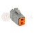 1x Connector 6-way DTM Deutsch DTM06-6S w/out wire