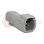 1x Male Connector 4-way DTM Deutsch DTM04-4P w/out wire