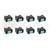 8x Connector 2-way Fuel injector 06164-P8A-A00 w/out wire