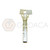 1x Terminal Contact F A:2.93 B:2.75 C:3.28 R D:4.37 E:4.74 F:1.5 L:18.6 CL:7.33 FL:8.75