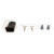 4x Male Connector 2-way for Ignition Coil injector 90980-11246 w/out wire