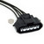 1x Connector 5 pin 5-way for Mass Air Flow MAF Sensor 90980-11317