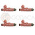 4x Fuel Injector for Toyota 23250-74190