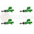 4x Fuel Injector for Toyota 23250-0S010