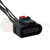 1x Connector 5-way for Air Mass Meter 8K0 973 705 A