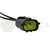1x Male Connector 2-way for Hood Ajar Ford WPT-1011