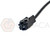 1x Connector 1-way for Park Brake Switch WPT-1036