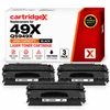 Compatible High Capacity 3 Pack HP 49X Q5949X Black Toner Cartridges 7000 Pages Each