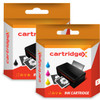 Compatible Black + Colour Ink Cartridges For Canon Pg-40 & Cl-41 Pixma Mp160 Mp170 Mp180