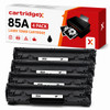 Compatible HP 85A CE285A 4 x 1600 Pages 4 Pack Black Toner Cartridges