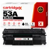 Compatible HP Q7553A 53A Black Toner Cartridge for LaserJet P2015 Printers