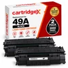HP 49A Q5949A Compatible Black Toner Cartridge 2 Pack for LaserJet 1160 and 1320 Printers