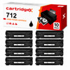 Compatible 10 Pack Black Toner Cartridge Canon 712 1870B002AA 10 x 2000 Pages