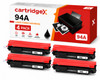 Compatible 4 Pack Black Toner Cartridge Replacement For HP 94A CF294A